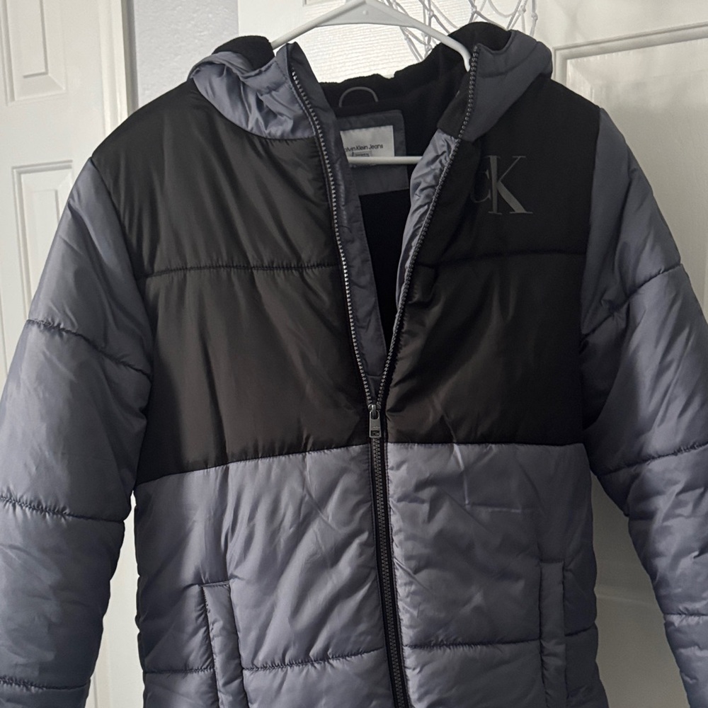 Calvin Klein Two-Tone Puffer Jacket